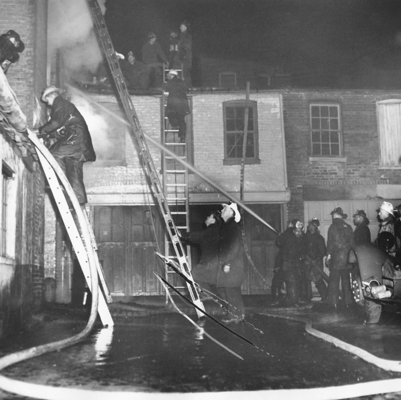 Historical Photo of the 1720 15th Street Fire in 1949