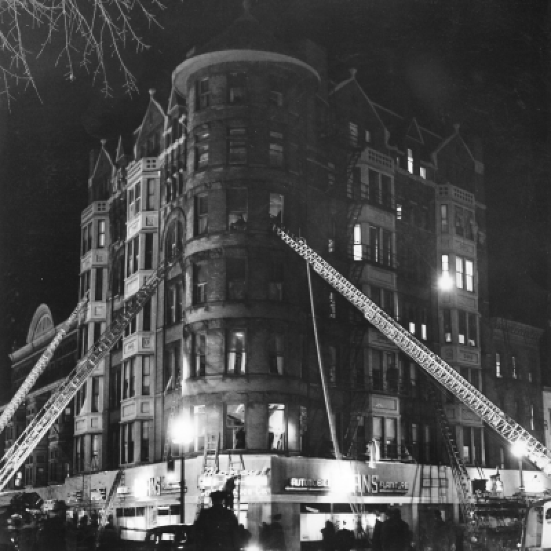 Historical Photo of the NY Avenue Fire in 1947